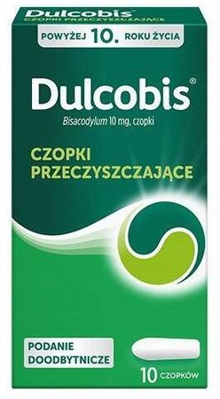 Dulcobis czopki 10 sztuk