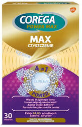 Corega Power Max Czyszczenie 30 tabletek
