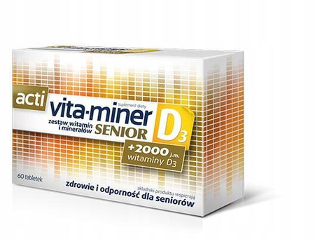 Acti Vita-miner Senior D3 60 tabletek