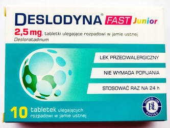 Deslodyna Fast Junior 10 tabletek