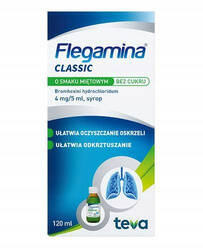 Flegamina Classic bez cukru syrop 120 ml