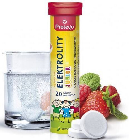Protego Elektrolity Junior 20 tabletek