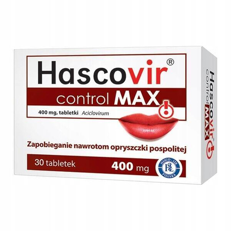 Hascovir Control MAX 30 tabletek