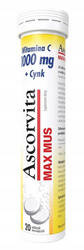 Ascorvita Max Mus 20 tabletek