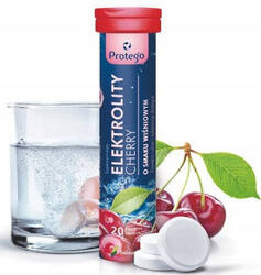 Protego Elektrolity Cherry 20 tabletek