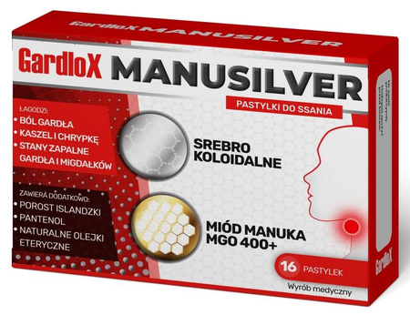 Gardlox Manusilver 16 pastylek