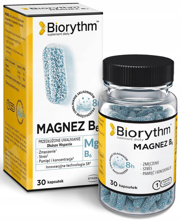 Biorythm Magnez B6 30 kapsułek