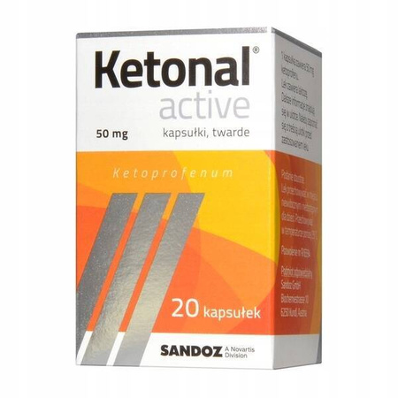 Ketonal Active 20 kapsułek