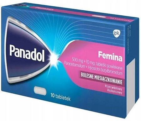 Panadol Femina 10 tabletek