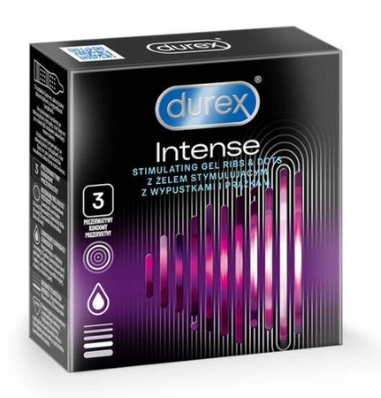 Durex Intense prezerwatywy 3 sztuki
