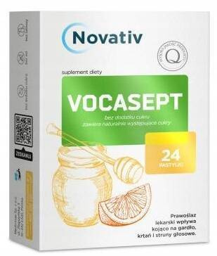Vocasept Novativ 24 pastylki