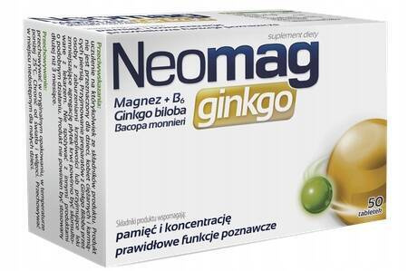 NeoMag Ginkgo 50 tabletek
