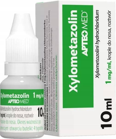 Xylometazolin APTEO MED 0,1% krople 10ml
