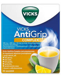 Vicks AntiGrip Complex 10 saszetek
