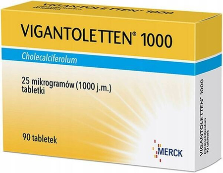 Vigantoletten 1000 90 tabletek
