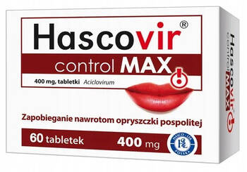 Hascovir Control MAX 400mg 60 tabletek