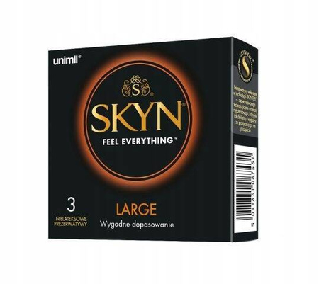 Unimil Skyn Large prezerwatywy 3 sztuki