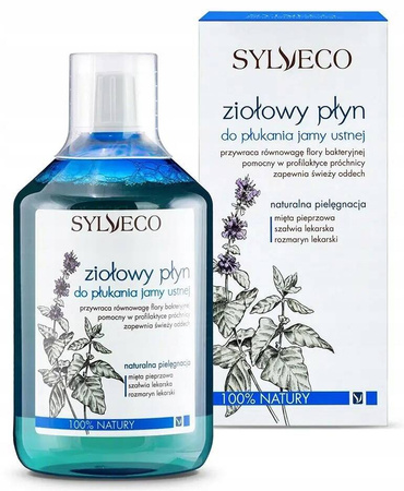 Sylveco Ziołowy płyn do płukania jamy ustnej 500ml