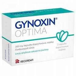 Gynoxin Optima 3 kapsułki dopochwowe