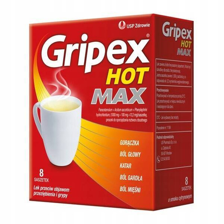 Gripex Hot MAX 8 saszetek
