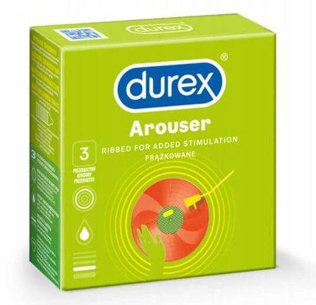 Durex Arouser prezerwatywy 3 sztuk