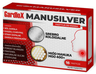 Gardlox Manusilver 16 pastylek