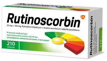 Rutinoscorbin 210 tabletek