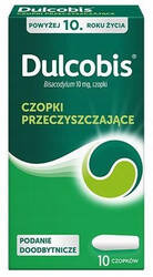 Dulcobis czopki 10 sztuk