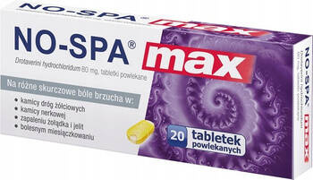 No-Spa Max 20 tabletek