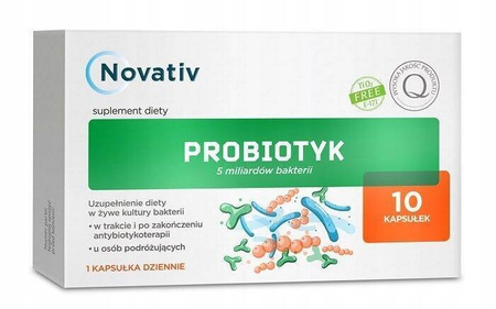 Probiotyk Novativ 10 kapsułek