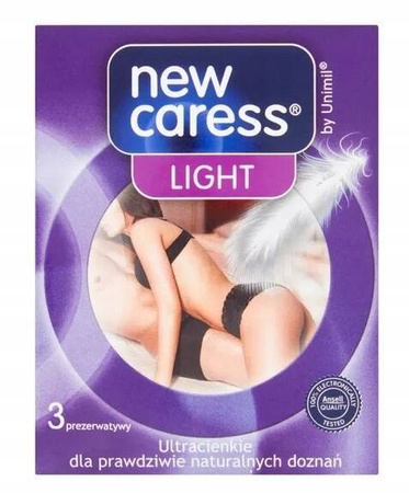 New Caress Light prezerwatywy 3 sztuki