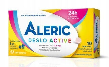 Aleric Deslo Active 2,5mg 10 tabletek
