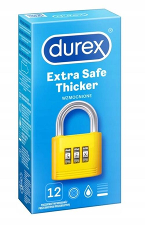 Durex Extra Safe prezerwatywy 12 sztuk
