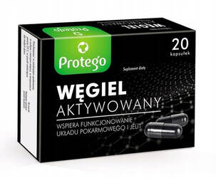 Protego Węgiel Aktywowany 20 kapsułek