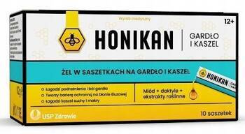 Honikan Gardło i Kaszel żel 10 saszetek