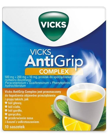 Vicks AntiGrip Complex 10 saszetek