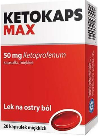 Ketokaps MAX 20 kapsułek