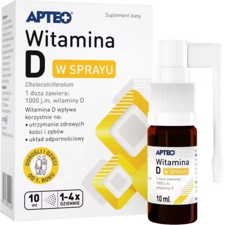 Witamina D w sprayu APTEO 10ml