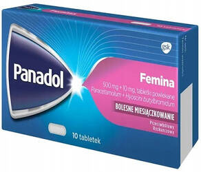 Panadol Femina 10 tabletek